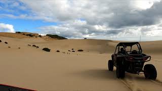 Sand dune climbing almost goes wrong