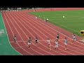 成年男子　１００ｍ　準決勝　２組　長崎県国体予選　トランス・コスモススタジアム長崎　２０２２０７１７