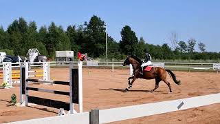 Sindija and Kashmira 100cm course at Kurģi Cup 27.08.2022