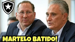 QUARTA AGITADA! DECISÃO TOMADA! NOVO TÉCNICO DO BOTAFOGO! NOTÍCIAS DO BOTAFOGO