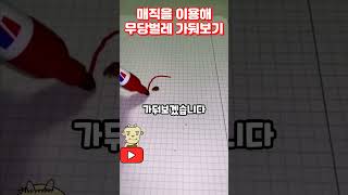 매직을 이용해 무당벌레를 가둬보자 #shorts #animals #insects