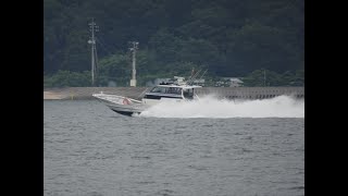 家老渡で見た船　令和3年9月13日