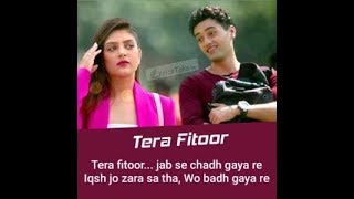 ye fitoor Lyrics song 2019 || Yeh Fitoor Mera || Arijit songs ||Arijit Latest song