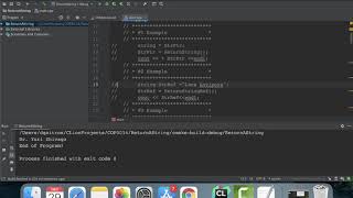 C++ Return a String as a Function Call ( 4 Examples)