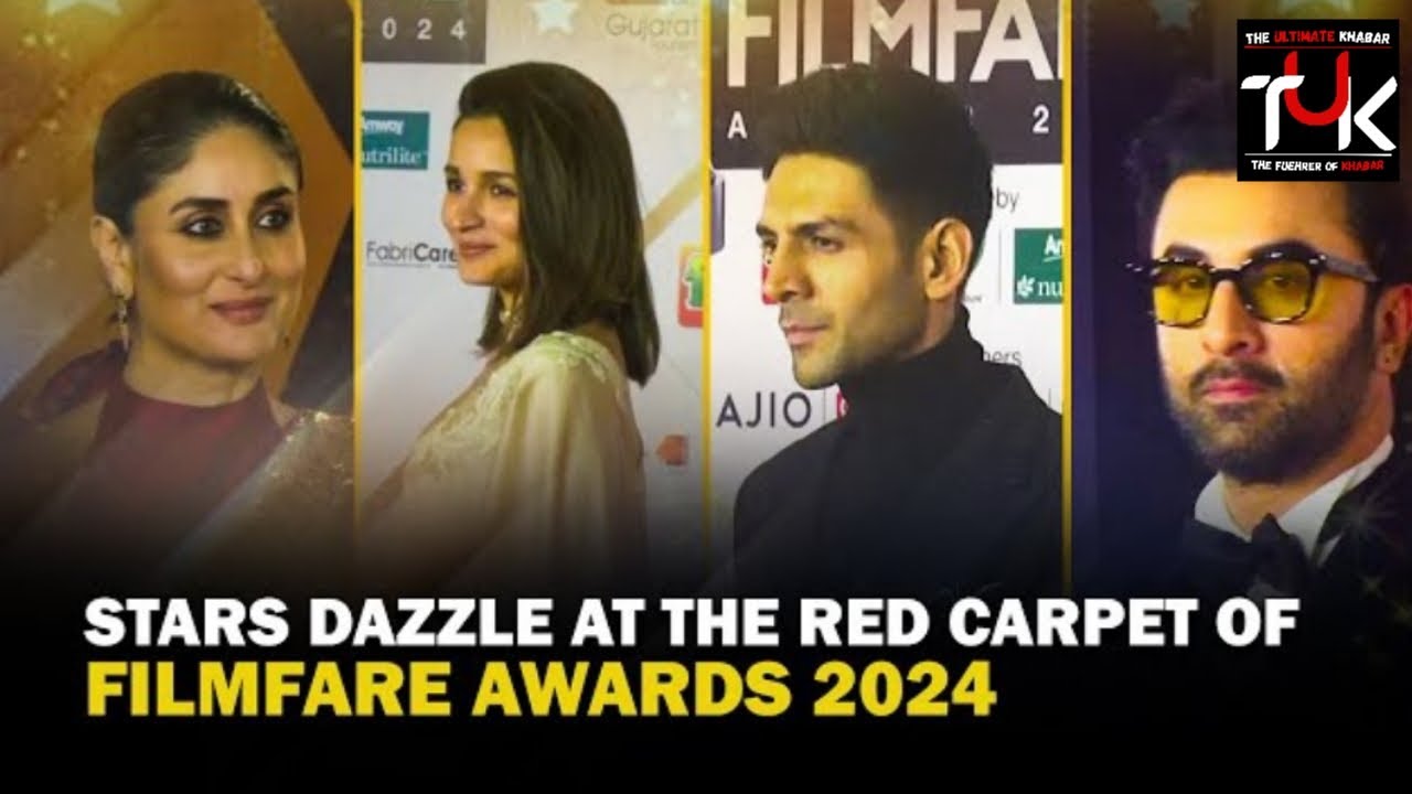 Stars Dazzle At The Red Carpet Of Filmfare Awards 2024 | Alia, Ranbir ...