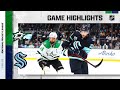 Stars @ Kraken 4/3 | NHL Highlights 2022