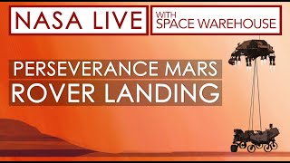 Watch NASA’s Perseverance Rover Land on Mars with the SPACE Design Warehouse!