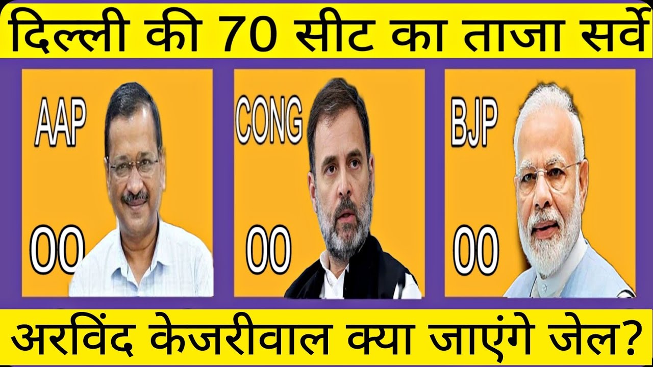 Delhi Assembly Election Opinion Poll 2025। Arvind Kejriwal. Narendra ...