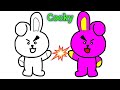 How to Draw BT21 BABY Cooky | BTS Jungkook Persona |