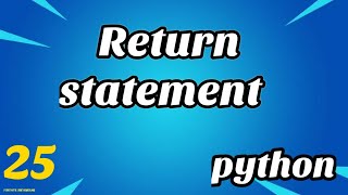 Return statement in python | Print vs Return | Bangla #24