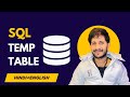 SQL Temporary Table Tutorial | Create, Insert, Update, Delete & Drop in One Script