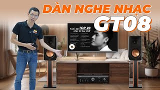 Giới Thiệu Dàn Nghe Nhạc Mini GT08 (Klipsch RP-500M II, Denon PMA-600NE) Cực Hay - Giá Dưới 20 Triệu