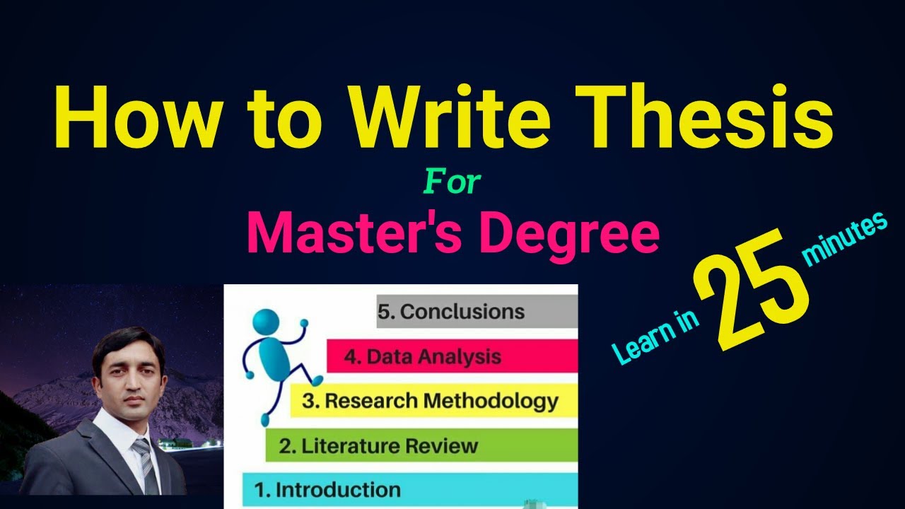 How To Write Thesis Dissertation Youtube
