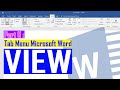 Fungsi Tab Menu View Microsoft Word