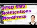 SEND SMS WORDPRESS ( Notifications, Scheduling , Reply Automatic, Bulk SMS ) - Tutorial