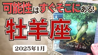 【牡羊座】あなたがこれにオープンになれば、未知なる可能性がすぐそこに現れます✨🔮2025年1月タロットリーディング🔮