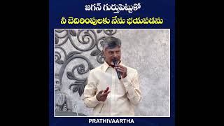 జగన్ గుర్తుపెట్టుకో నీ బెదిరింపులకు నేను భయపడను : సీఎం చంద్రబాబు l Chandra Babu Warning To Jagan l