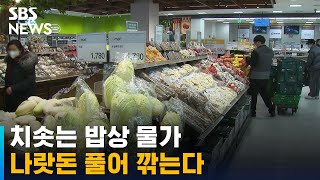 치솟는 밥상 물가, 나랏돈 풀어 깎는다…대책 될까? / SBS