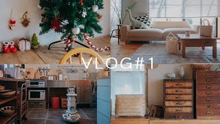 [Vlog] Winter preparation for living with 3 people / Aladdin stove / Christmas preparation