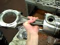 3406 cat diesel engine dissasemble part 6 crank and pistons