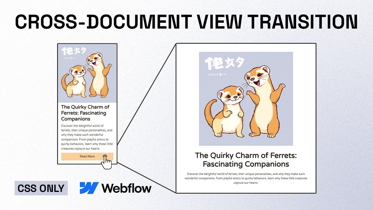 Powerful Css Only Page Transitions With View Transitions Youtube