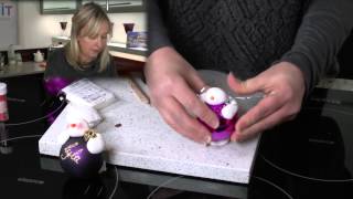 Snowman Christmas Decoration - Polymer Clay Tutorial