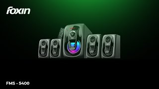 Foxin FMS 5400 | 4.1 Channel Multimedia Speakers | 90 Watt | Mind-Blowing Sound | Home Speakers 2021