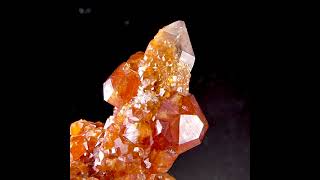 GFS0210 SPESSARTINE garnet, QUARTZ - CHINA