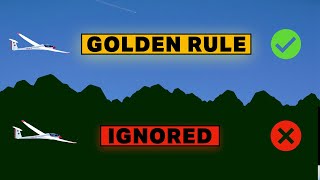 BREAKING a golden rule in GLIDING : a rookie MISTAKE that RUINED my cross-country flight.