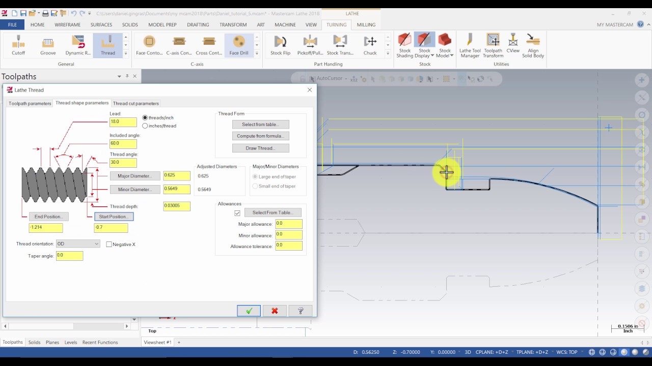 Thread Milling Mastercam At Joseph Sabala Blog