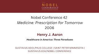 Henry J. Aaron at Nobel Conference 42