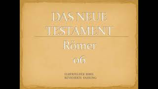 Römer 6 - Elberfelder Bibel