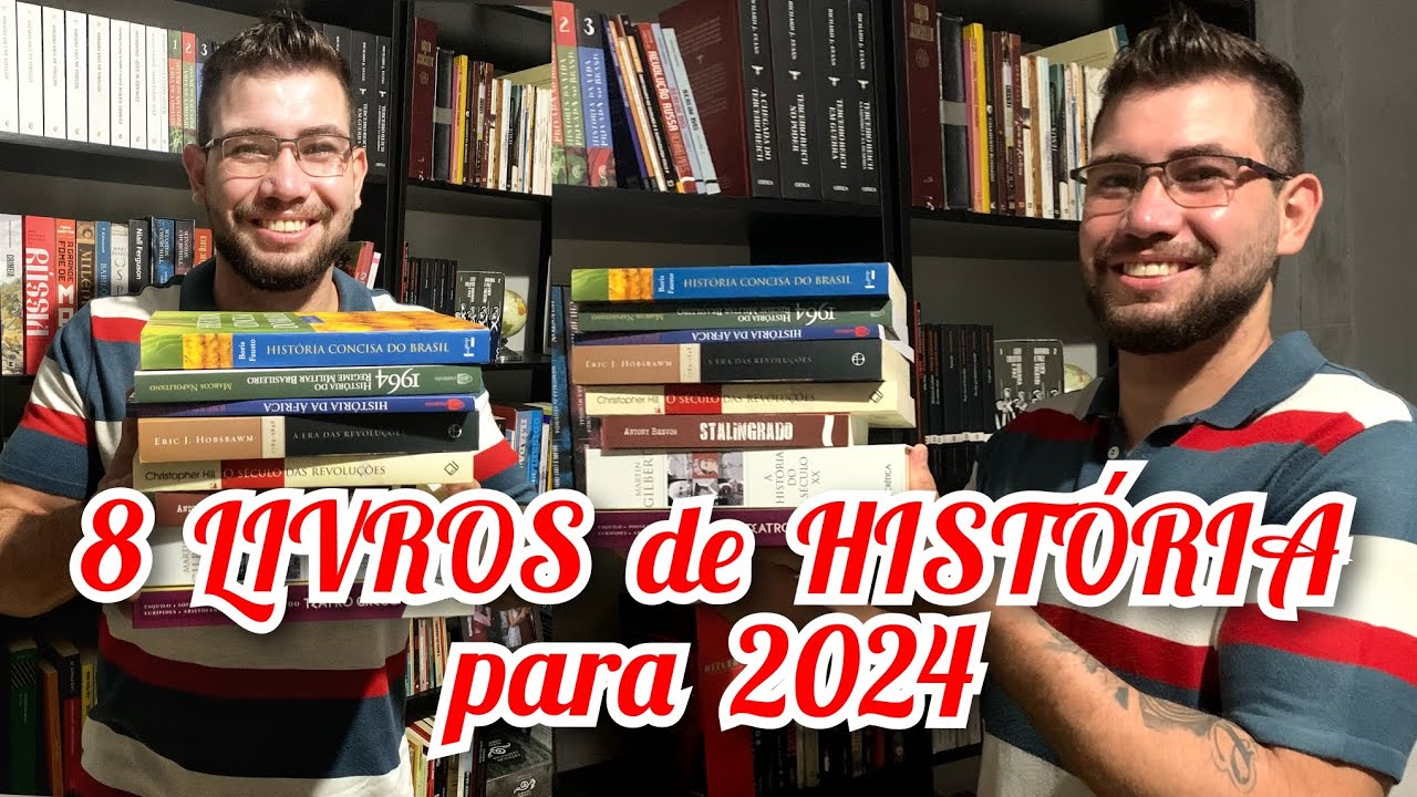 8 LIVROS DE HISTÓRIA PARA 2024. #livros #historia #listadelivros - YouTube