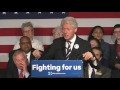 president bill clinton campaigns for hillary clinton in silver spring