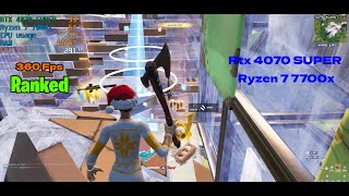 RTX 4070 Super + Ryzen 7 7700x | Fortnite CHAPTER 6 SEASON 1 |  360 FPS | 1920x1080 | 16 kill win!