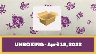 Lug Unboxing - April 19, 2022