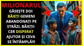 🔴MILIONAR GĂSEȘTE DOI BĂIEȚI GEMENI ABANDONAȚI PE STRĂZI, EI CER DISPERAT CA CINEVA SĂ-I AJUTE!!!