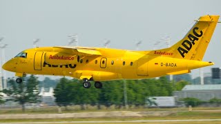 RARE! | ADAC Aero-Dienst Dornier DO328Jet (D-BADA) Arrival at Munich Airport!