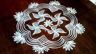 special STAR Padi kolam for Murugan | Vaigasi Matham kolam | Easy Padikolam