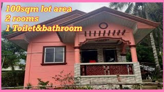 100sqm lot area,2bedroom,2 Toilet\u0026Bathroom