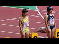 【陸上 ハードル】平成27年度北信越高校総体　女子7種競技100mh　3組目