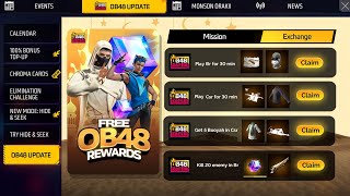 কালকে আপডেটের পর সবাই ফ্রিতে পাবে 💥😍 OB48 Patch Update Rewards | Free Fire New Event | FF New Event