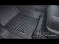 ausgo tpe floor mats for toyota hilux dual cab 2015 onwards door sill covered car mats