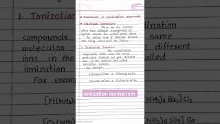 structural isomerism I ionisation isomerism I coordination compounds #12thchemistry #neetchemistry