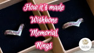 How it’s made | Wishbone memorial ashes rings | Handmade silver jewellery | Tutorial