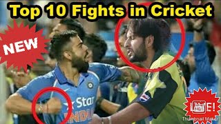 |Top| 10 |High| |Voltage|  |Fights| In Cricket history   | Cricket Fights| Pakistan vs india