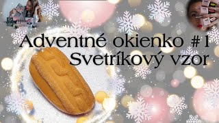 Adventný kalendár - 1# Svetríkový vzor