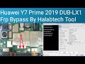 Huawei Y7 Prime 2019 (DUB-LX1) Frp Bypass By Halabtech Tool