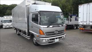 中古トラック H22 日野 レンジャー BDG-FD8JLWA ウイング車＜01-3887＞