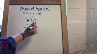 Multiplying Decimals using Standard Algorithm